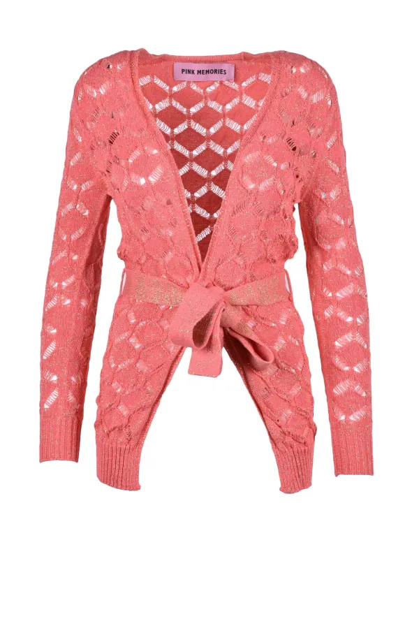 PINK MEMORIES CARDIGAN