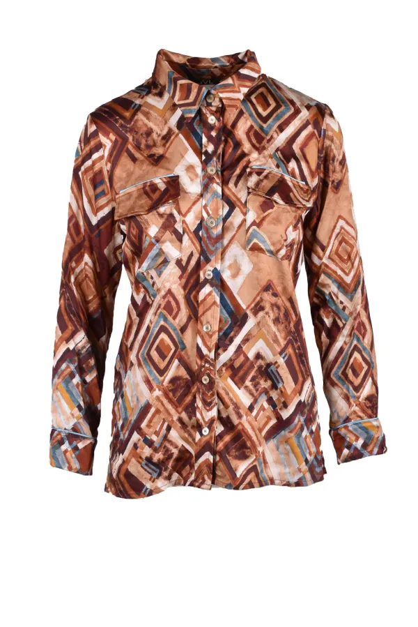 LVL LEVEL VIBES LEVEL CAMICIA
