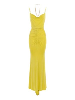 Thumbs_44E-ELISABETTA2520FRANCHI-AB62842E2271.jpg Elisabetta Franchi Abito red carpet in jersey cupro drappeggiato