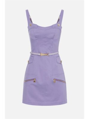 Thumbs_44E-ELISABETTA2520FRANCHI-AB66142E2AS6.jpg Elisabetta Franchi Miniabito in cotone utility con cintura