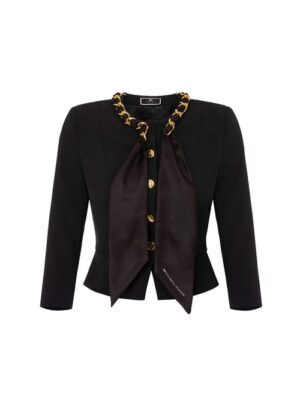 Thumbs_44E-ELISABETTA2520FRANCHI-GIT7041E2110.jpg Elisabetta Franchi Giacca in crêpe con catena foulard