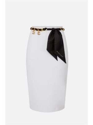 Thumbs_44E-ELISABETTA2520FRANCHI-GOT1141E2360.jpg Elisabetta Franchi Gonna midi in crêpe stretch con cintura foulard